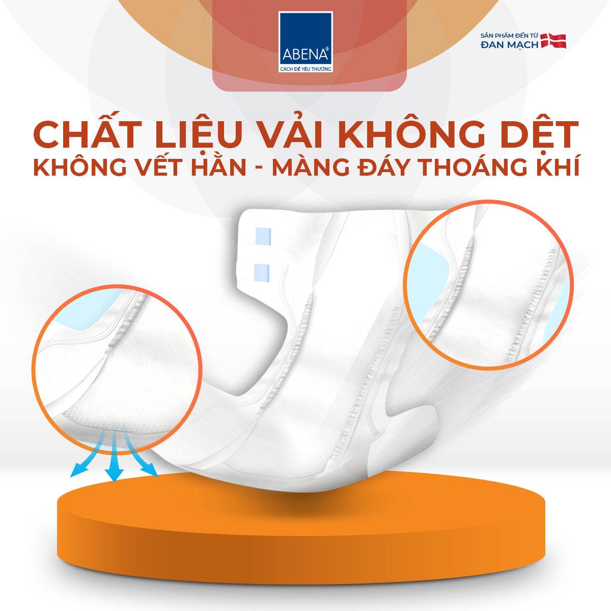 Tã Dán Người Lớn Abena Slip Premium XL2 - Thấm Hút Đến 3.4L - Thoáng Khí, Khóa Ẩm - Nhập Khẩu Từ Đan Mạch - ABcare