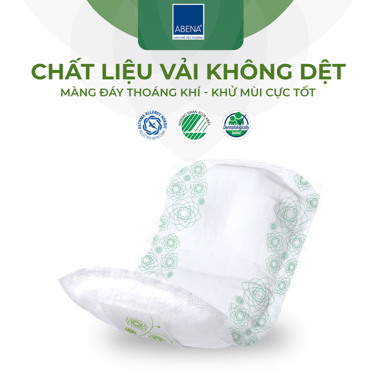 Băng Vệ Sinh Abena Light Premium Normal 2 350ml - Chính Hãng Đan Mạch - Siêu Thấm Hút, Chống Tràn, Khử Mùi Hiệu Quả