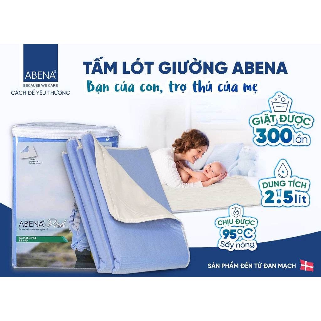 Tấm Lót Giặt Được Abena Pad Giặt được 300 lần dung tích thấm hút 2.5 lít - ABcare