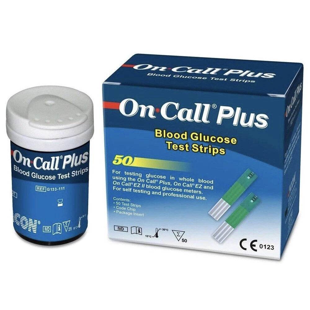 Que thử đường huyết ACON On Call Plus hộp 25 - 50 que - chính xác - Chính hãng - ABcare