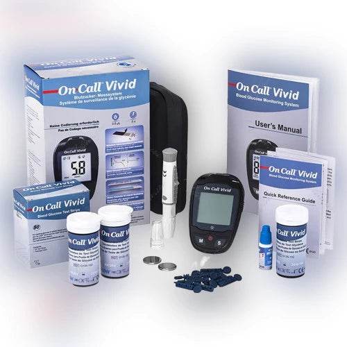 Máy Đo Đường Huyết cá nhân On Call Vivid chính hãng kèm 25 que - ABcare