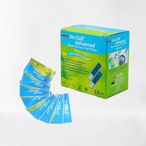 Que thử đường huyết Acon On-call Advanced chính hãng (25/hộp) - ABcare