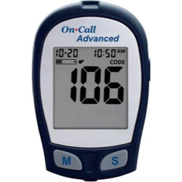 Máy đo đường huyết On Call Advanced chính hãng kèm 25 que - ABcare