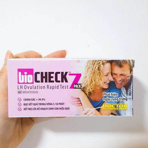 Combo 5 bút thử thai tặng 1 rụng trứng Biocheck - ABcare