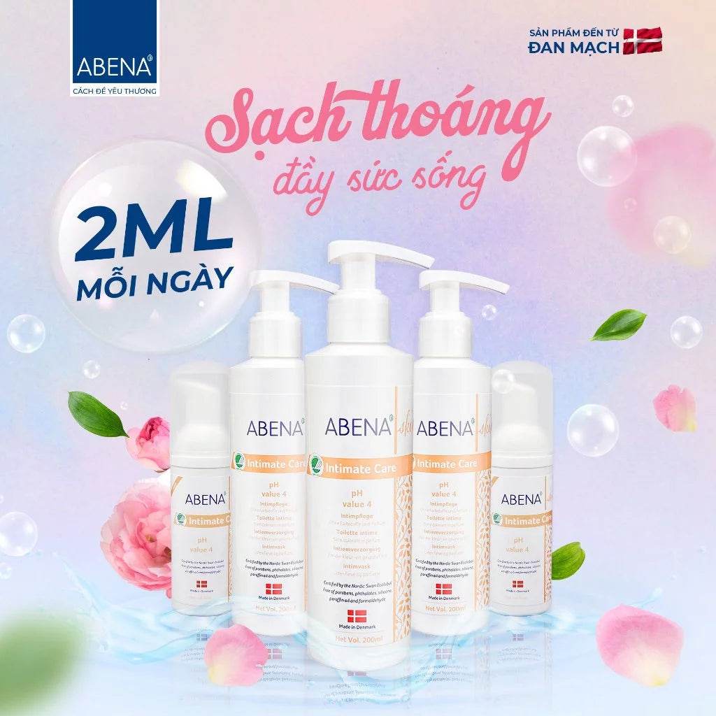 Nước Rửa Vệ Sinh Abena Intimate Care 200ml (An Toàn Cho Da Nhạy Cảm) - ABcare