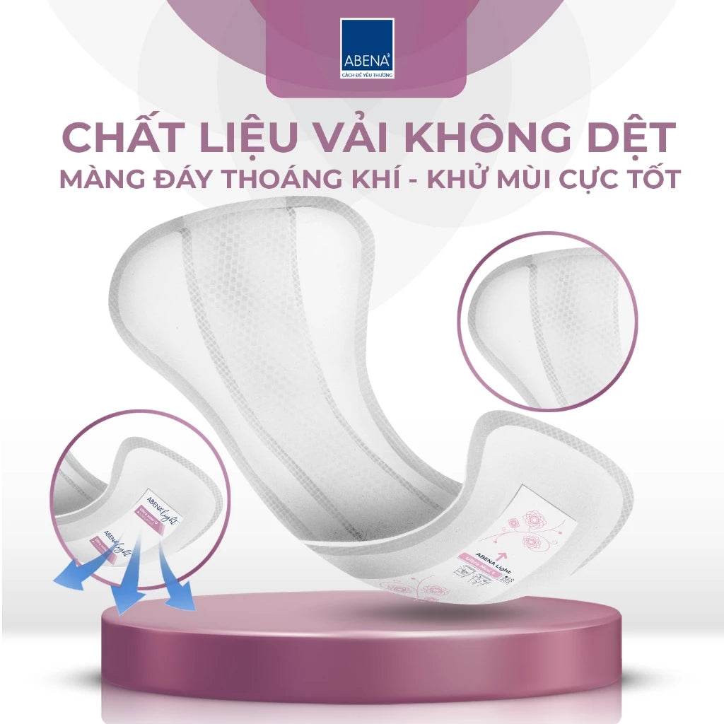 Băng vệ sinh hằng ngày Abena Light Ultra Mini 0 - Nhập khẩu Đan Mạch (Gói 24 miếng) - ABcare