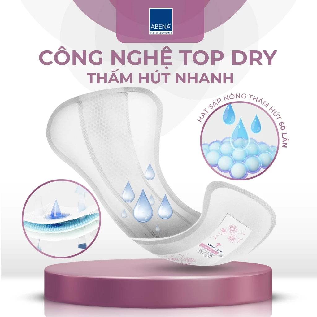Băng vệ sinh hằng ngày Abena Light Ultra Mini 0 - Nhập khẩu Đan Mạch (Gói 24 miếng) - ABcare