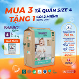 Tã Quần Hữu Cơ Trẻ Em Cao Cấp Bambo Nature - Thoáng Khí - Mỏng Nhẹ, An Toàn Cho Da Bé - Đạt Chứng Nhận An Toàn Quốc Tế