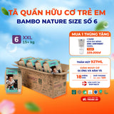 Tã Quần Hữu Cơ Trẻ Em Cao Cấp Bambo Nature - Thoáng Khí - Mỏng Nhẹ, An Toàn Cho Da Bé - Đạt Chứng Nhận An Toàn Quốc Tế