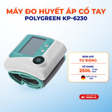 Máy đo huyết áp cổ tay PolyGreen KP-6230 Hỗ trợ sức khoẻ - Kiểm tra và theo dõi sức khoẻ