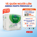 Tã quần người lớn Abena Pants Premium L3 thấm hút 2.400ml - Nhâp khẩu Đan Mạch