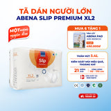 Tã Dán Người Lớn Abena Slip Premium XL2 - Thấm Hút Đến 3.4L - Thoáng Khí, Khóa Ẩm - Nhập Khẩu Từ Đan Mạch