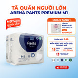 Tã quần người lớn Abena Pants Premium M1 - Miếng thấm hút 1.400ml - Nhập khẩu Đan Mạch