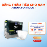 Băng thấm tiểu nam giới Abena Formula 1 - Thấm hút 450ml - Nhập khẩu Đan Mạch (Gói 15 miếng)