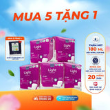 Băng vệ sinh hằng ngày Abena Light Mini 1 - Thấm hút 180ml - Nhập khẩu Đan Mạch (Gói 20 miếng) - ABcare