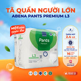 Tã quần người lớn Abena Pants Premium L3 thấm hút 2.400ml - Nhâp khẩu Đan Mạch