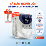 Tã dán người lớn Abena Slip premium M1 - Thấm hút 2 lít 1 miếng nguyên đêm