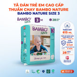 Tã Dán Hữu Cơ Trẻ Em Cao Cấp Bambo Nature - Thoáng Khí - Mỏng Nhẹ, An Toàn Cho Da Bé - Đạt Chứng Nhận An Toàn Quốc Tế