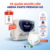Tã quần người lớn Abena Pants Premium M3 miếng thấm hút 2.400ml - Nhập khẩu Đan Mạch