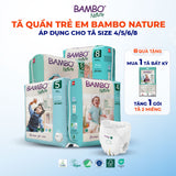 Tã Quần Hữu Cơ Trẻ Em Cao Cấp Bambo Nature - Thoáng Khí - Mỏng Nhẹ, An Toàn Cho Da Bé - Đạt Chứng Nhận An Toàn Quốc Tế