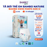 Tã Quần Bơi Bambo Nature Swim Pants Cho Bé Đi Biển, Hồ Bơi – Chuẩn Bắc Âu, Dịu Nhẹ Cho Da Nhạy Cảm