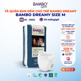 Tã Quần Ban Đêm Bambo Dreamy 4-15 Tuổi - Mềm Mại, Thoáng Khí, Siêu Thấm Hút Ban Đêm - Nhập Khẩu Từ Đan Mạch
