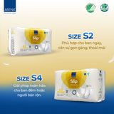 Tã Dán Người Lớn Abena Slip Premium S2 - Siêu Thấm Hút 1800ml - Hông 60-85cm Gói 28 Miếng - Nhập Khẩu Đan Mạch