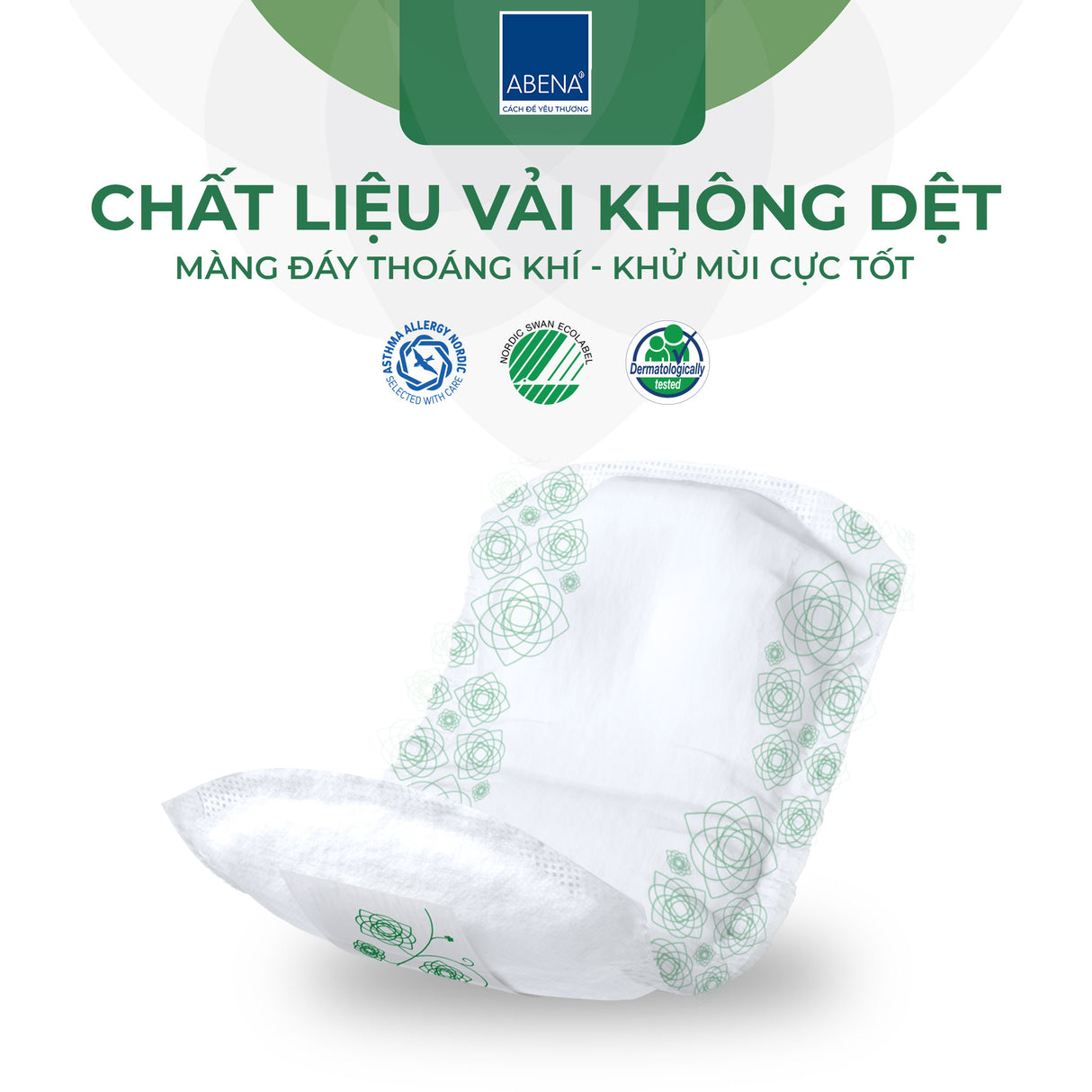 Băng Vệ Sinh Abena Light Premium Extra Plus 3A - Siêu Thấm Hút 650ml - 10 Miếng/Gói - Chính Hãng Đan Mạch