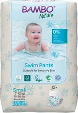 Tã Quần Bơi Bambo Nature Swim Pants Cho Bé Đi Biển, Hồ Bơi – Chuẩn Bắc Âu, Dịu Nhẹ Cho Da Nhạy Cảm