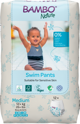 Tã Quần Bơi Bambo Nature Swim Pants Cho Bé Đi Biển, Hồ Bơi – Chuẩn Bắc Âu, Dịu Nhẹ Cho Da Nhạy Cảm