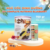 Bột Ngũ Cốc Dinh Dưỡng 22 Complete Nutrimix (750 G/Hộp Thiếc), hỗ trợ chăm sóc sức khỏe Hạn chế các chất gây ra ung thư