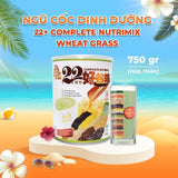 Bột Ngũ Cốc Dinh Dưỡng 22 Complete Nutrimix (750 G/Hộp Thiếc), hỗ trợ chăm sóc sức khỏe Hạn chế các chất gây ra ung thư