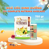 Bột Ngũ Cốc Dinh Dưỡng 22 Complete Nutrimix (750 G/Hộp Thiếc), hỗ trợ chăm sóc sức khỏe Hạn chế các chất gây ra ung thư