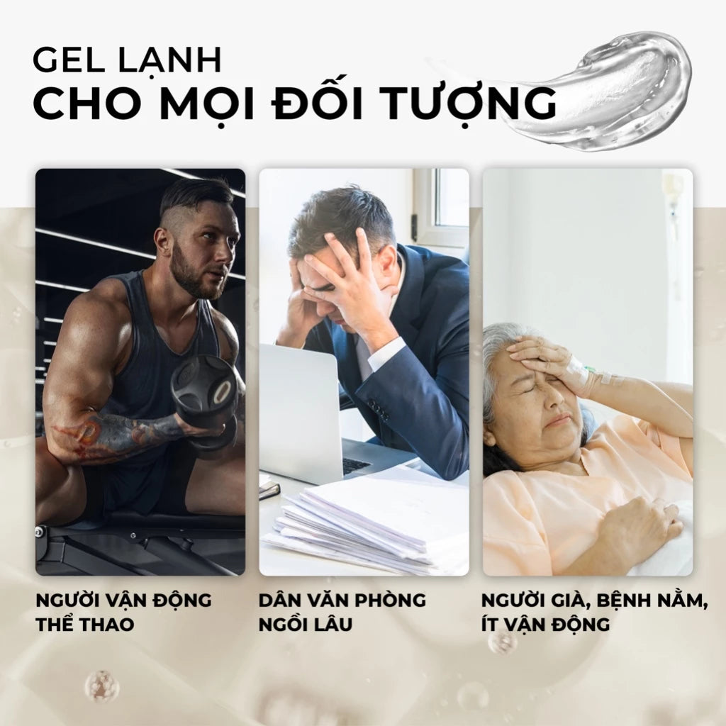 Gel xoa bóp lạnh hỗ trợ đau cơ Abena Active Gel mẫu mới - Nhập khẩu Đan Mạch (tuýp 250ml)