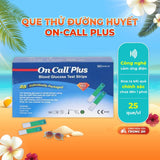 Que thử đường huyết ACON On Call Plus hộp 25 - 50 que - chính xác - Chính hãng