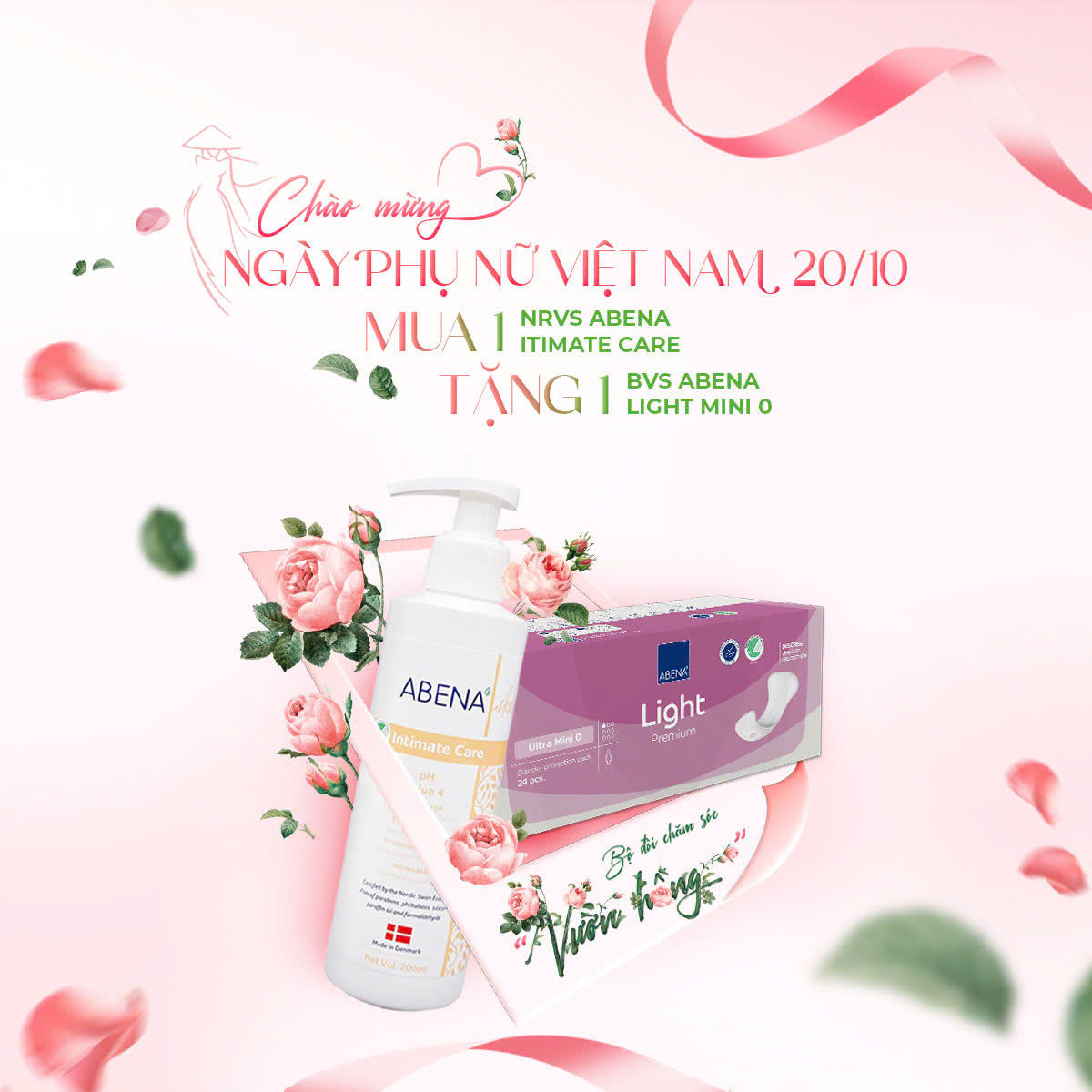 Nước Rửa Vệ Sinh Abena Intimate Care 200ml (An Toàn Cho Da Nhạy Cảm)
