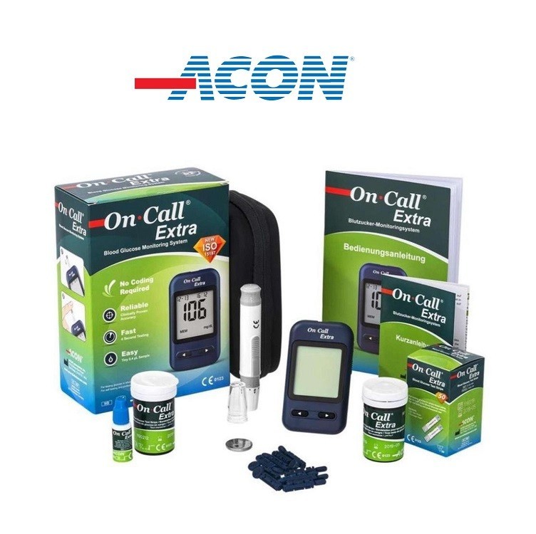 Bộ máy đo đường huyết Acon On-Call Extra