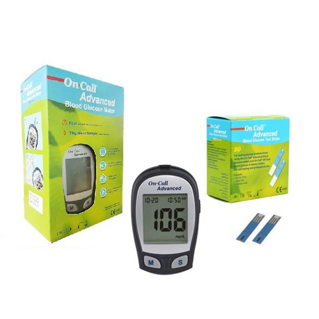 Bộ máy đo đường huyết On Call Advanced  (mỗi máy kèm 1 hộp x 25 que)