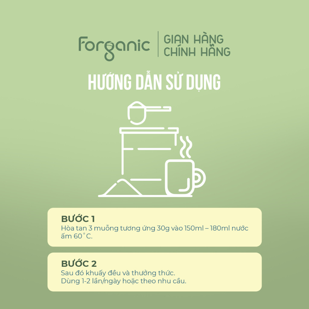 Sữa Hạt Forganic Bữa ăn thay thế 800g - Dinh dưỡng đủ đầy